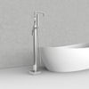 Elegante rubinetto per vasca da bagno indipendente dal design quadrato in rame a spirale