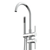 Cascata moderna con beccuccio freestanding Kaiping Chrome Cascade per docce