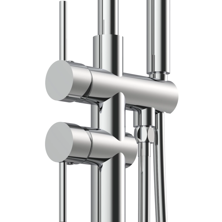 Cascata moderna con beccuccio freestanding Kaiping Chrome Cascade per docce